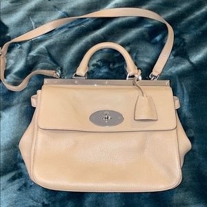 Gently used designer Mulberry tan purse